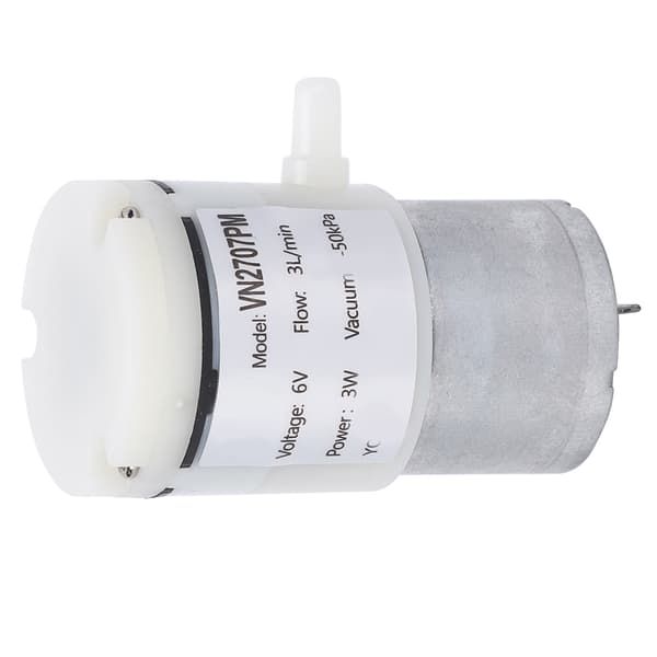 3st Mini Membranpump 3L/min Sugluftvattenpump DC6V för Akvarium Fiskbehållare
