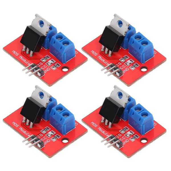 4 stk. MOS Driver Modul Kort Sæt 0-24V til Raspberry Pi GPIO Tilbehørssæt