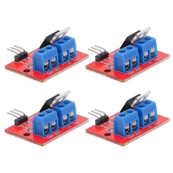 4st MOS Driver Module Board Set 0-24V för Raspberry Pi GPIO Tillbehörssats