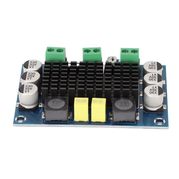 Mono effektforstærkerkort 100W 1-kanals forstærkermodul til lydsystemhøjttaler DIY DC12‑26V