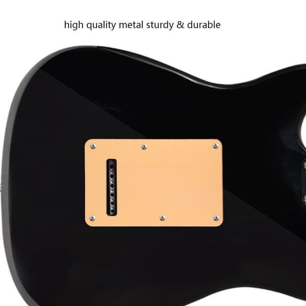 Plektrumskydd Tremolo Cavity Cover Bakplatta för ST Style Elgitarr (Guld)