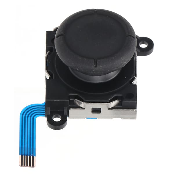 Analog joystick-tumspaksknappsmodulersättning för Switch Joycon/Lite-kontroll Svart