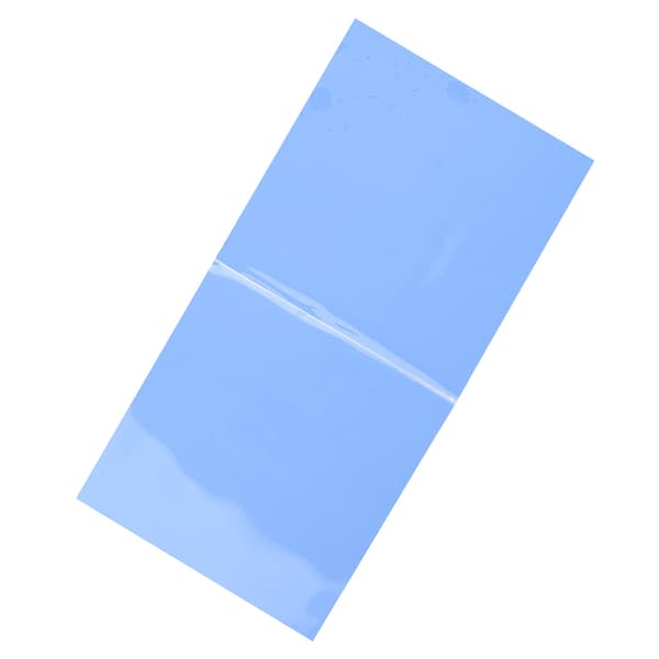 2 STK 100mm x 100mm x 1mm CPU Chip Køleplade Termisk Ledende Silikone Pad