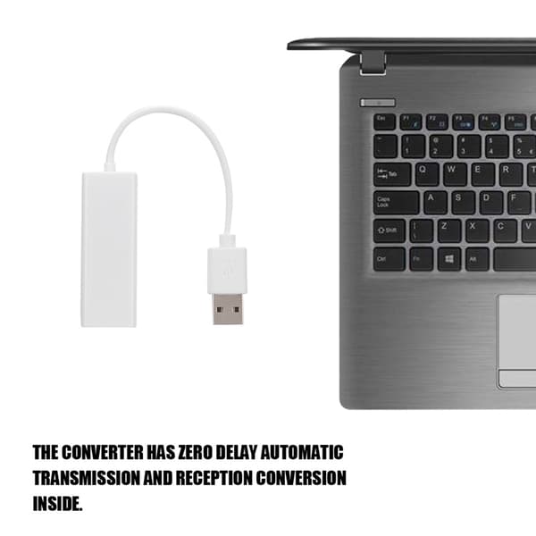 Industriel USB til RS485/422 Portkonverter RJ45-interface USB til 485-adapter (hvid)