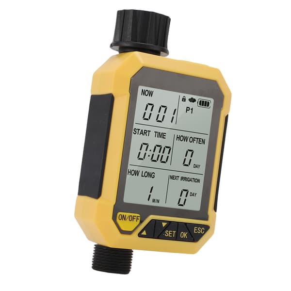Havevandtimer G3/4 G1/2 Indløb G3/4 Udløb Automatisk Vandingscontroller med Regnforsinkelsesfunktion