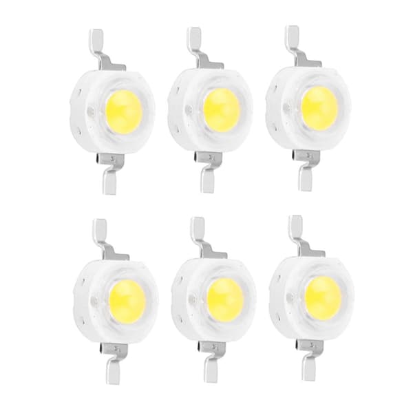 1W High Power LED-perler Lysdiode-chips SMD til DIY-belysningsarmaturer Hvid