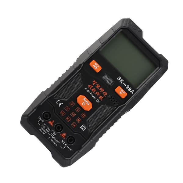 Nøjagtigt digitalt multimeter med stemmeudsendelse, auto-range tester til spænding, strøm, kapacitans, modstand