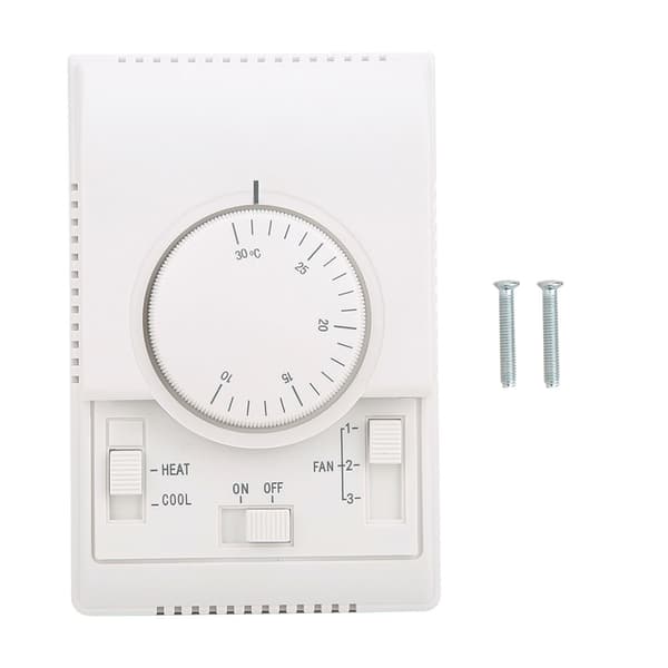 Rumtermostat AC220V Overflademonteret Temp Controller 10-30℃ til Aircondition