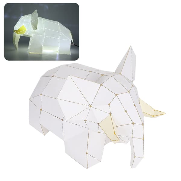 Boardattack Papercraft Kit USB-driven DIY Handgjorda Pedagogiska Leksaker för Barn