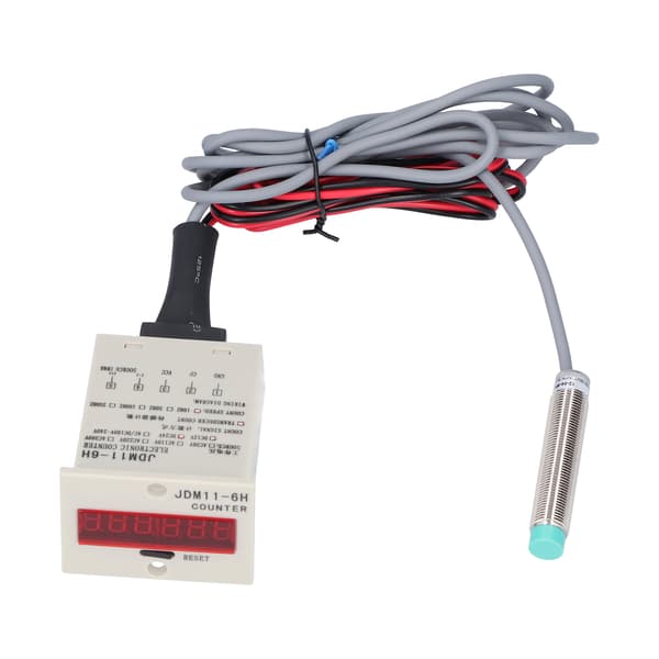 Digital Elektronisk Tæller Metal Kontaktsensor Panel Nulstil JDM11-6H DC12-24V