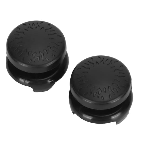 2 stk. Thumbstick Blødt Silikone Cover Greb Stick Joystick Controller Gamepad Nøglehætte til PS5 Sort