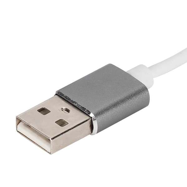 USB-lydkort i aluminiumslegering eksternt computerlydkort til alle computersystemer 7.1 Stereo