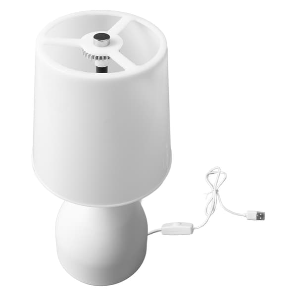 Sängbordslampa 5V Dimmer Touch Switch Vit Nattduksbordslampa för Barnrum Vardagsrum Sovrum Kontor