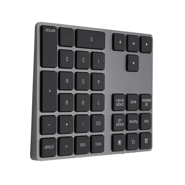 Musta 34 näppäimen mini-numeronäppäimistö langaton Bluetooth-numeronäppäimistö Apple PC:lle