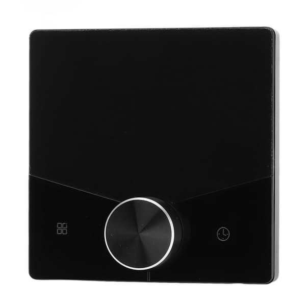 Termostat ABS Sort Smart Programmerbar WiFi Digital Touchscreen LCD Farvetermostat til Husholdning Sort