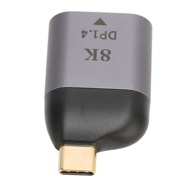 USB C til Display Port Adapter 8K 60Hz Høj Opløsning Kompakt Bærbar USB C til DP Adapter til Windows PC