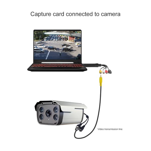 USB 2.0 Videoadapter med ljudinspelning USB 2.0 TV DVD Videoinspelningsadapter
