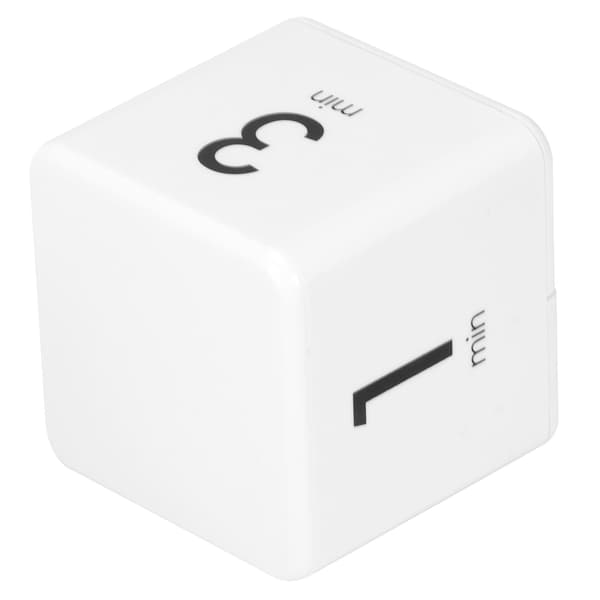 Tyngdekraftssensor Terning Timer Display Tidsstyring til Hjemmekøkken Skolekontor 1-3-5-10 Minutter