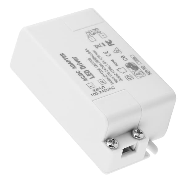 AC 100-240V til DC 12V transformere til LED-strips, 12W SMD strømforsyningsdriver