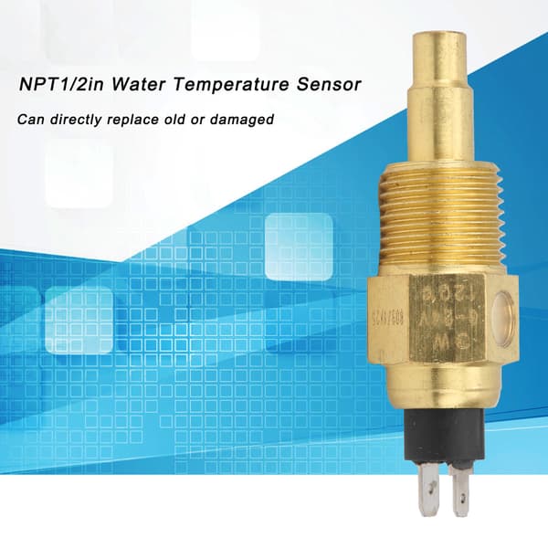 Vandtemperatursensor sendeenhed 622-342 0-120°C NPT 1/2\" 3W 6-24V Erstatning