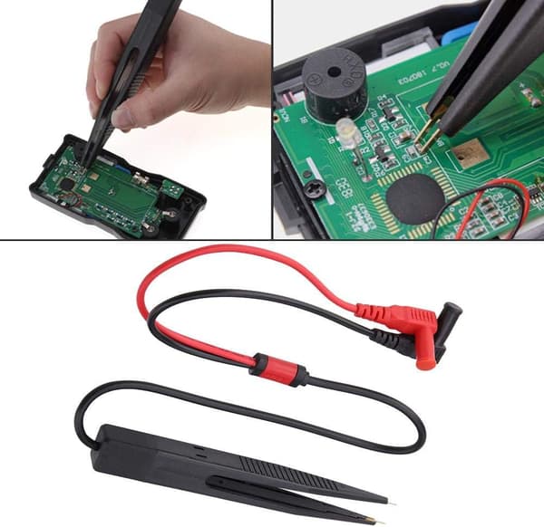 Bærbart tangmeter til test af kondensatormodstand, multimeter AC/DC strømmåler, digitalt tangmultimeter