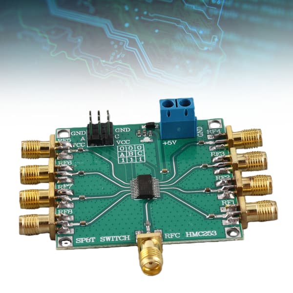 RF 8-vejs SP8T ikke-reflekterende switch HMC253 2,5 GHz TTL SMD-komponent