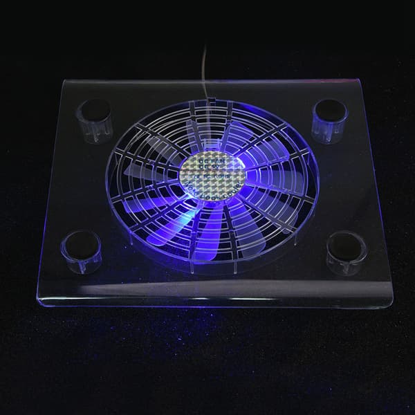Ultra Stille USB Notebook Køler Køleplade Ventilatorer med LED RGB Lys til PS4/PS3/Bærbar
