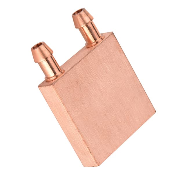 Kopparvattenkylningsblock för grafik-GPU-huvud-CPU 40 * 40 * 10 mm