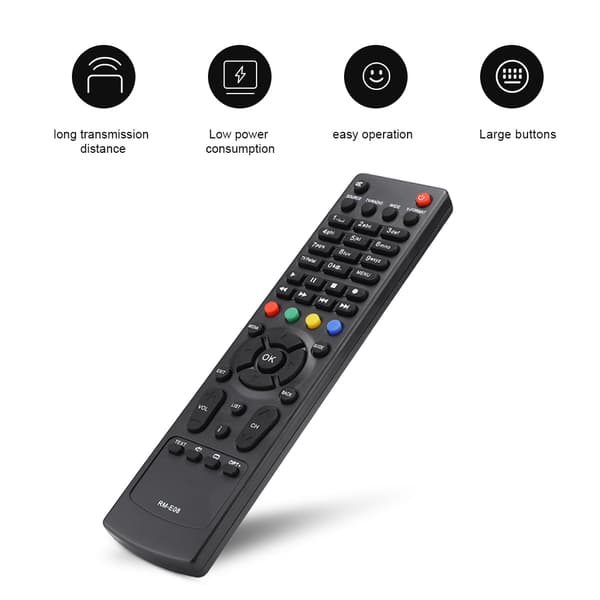 Multifunktionell Smart Set Top Box Fjärrkontroll för HUMAX RM-E08 VAHD-3100S