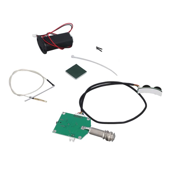 Gitarr Piezo Pickup Kit Inbyggt Förförstärkarsystem Akustisk Gitarr Pickup med Volym- och Tonkontrollratt