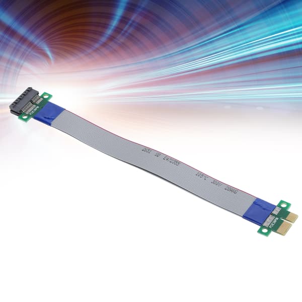 PCIE förlängningskabel 1X Riser Card Extender DoubleSpeed MaletoFemale Adapter Ribbon EP051