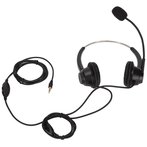H360D‑3.5VA Telefonheadset 3,5 mm Business Headset til Callcenter Konferenceopkald