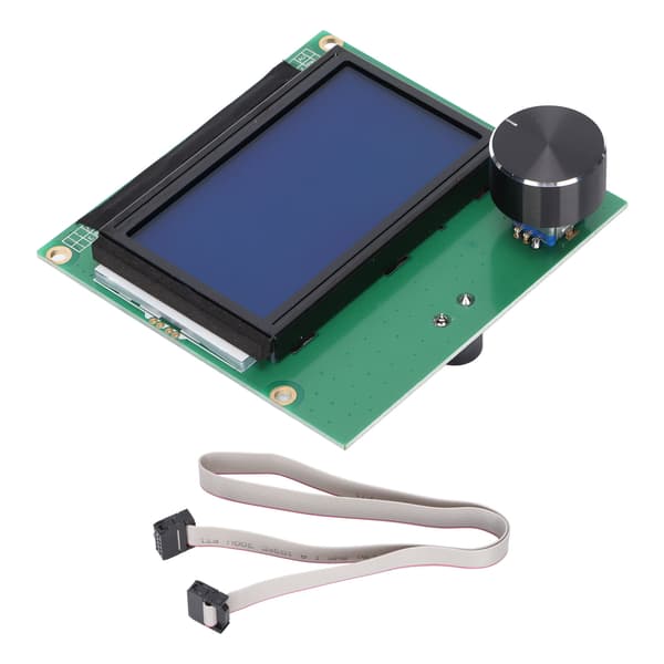 3D Printer Display 12864 LCD-skærm Intelligent kontrolkort Printertilbehør til CR 10S til Ender 3