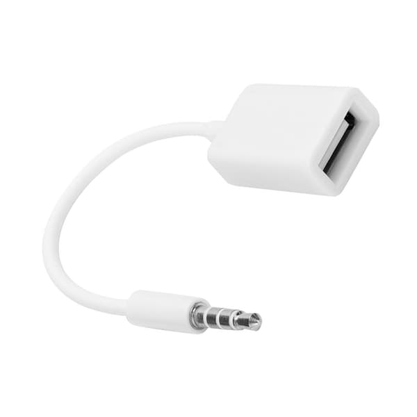 3,5 mm hanstik til USB hun AUX lydkabel konverteradapterledning