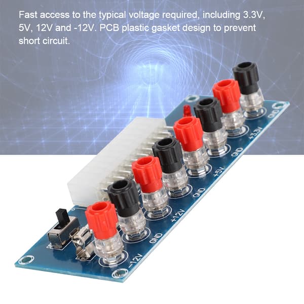 XH-M229 24-bens ATX-port strømindikator strømafbryder til computerprojekter indlejrede systemer