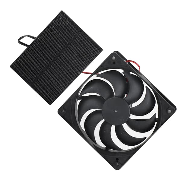 3W solpanelventilatorsæt Solpaneludstødningsventilatorsæt til badeværelse og kæledyrshus
