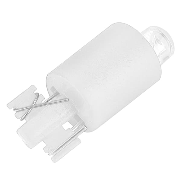 10 STK. Arkade Videospil Knap Afbryder Knap LED Lys Lampe Tilbehør (Hvid)