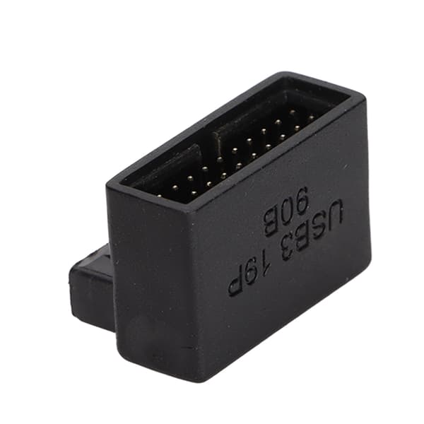 USB 3.0 90° Adapter Flerskiktskretskort Enkel Installation 19/20Pin Strömadapter PH19B