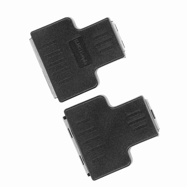2 stk. Ethernet-kabeladapter 1-ind 2-ud RJ45 hun-interface LAN-stik kabeludvider splitter til internetkabel