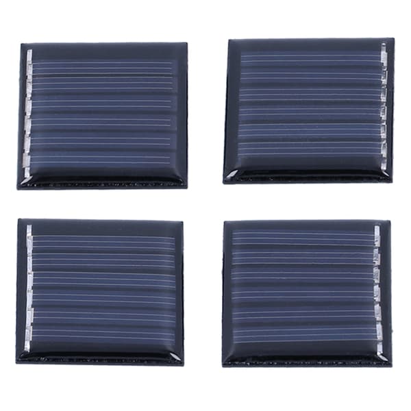 4 st 0,15W 3V solpanel polykisel DIY solcellsladdningsmodul tillbehör 40x30mm