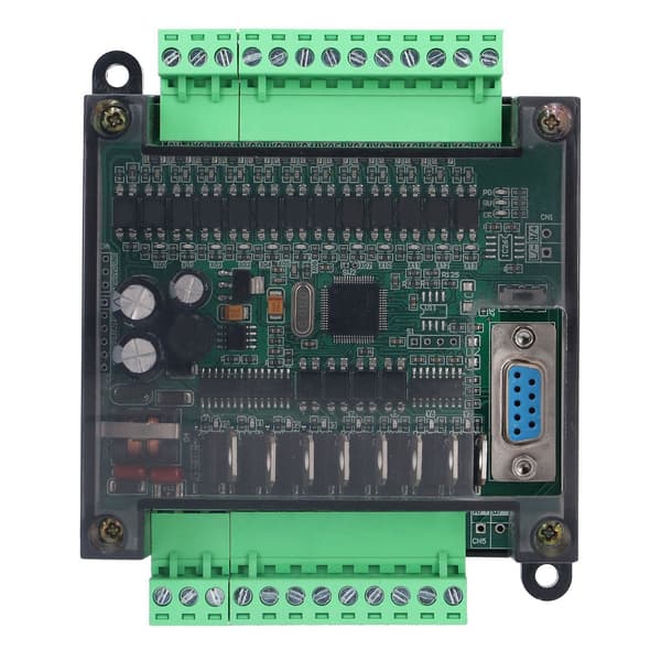 PLC-controller 2N20MT-modul med skal til industriel automatiseringskort