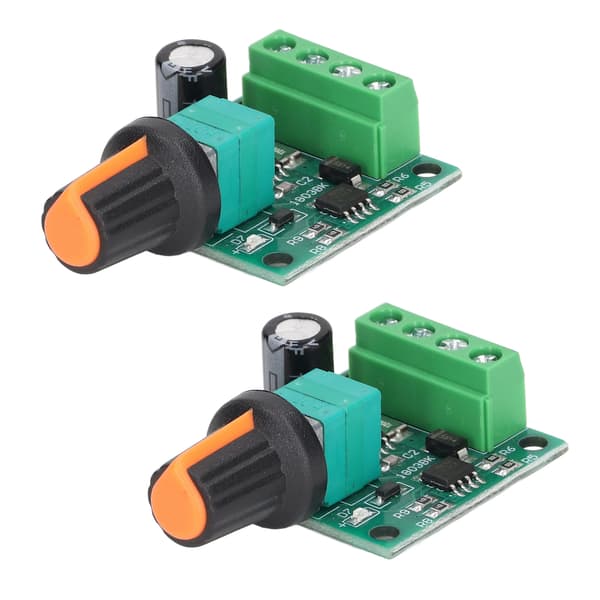 2-pak DC 1.8V-12V PWM Motorhastighedsregulatorafbryder til ventilatorpumpe, variabel kontrolkort