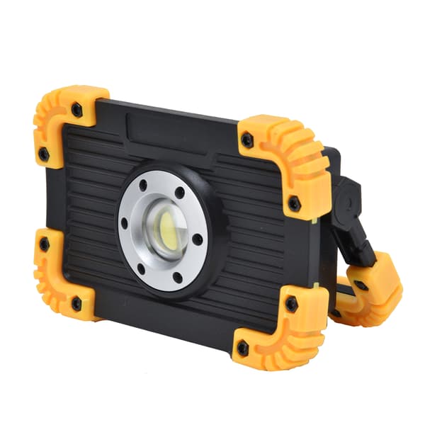 LED Nødprojektør Mini COB Arbejdslys Bærbar Rund USB Opladning Campinglys til Udendørs