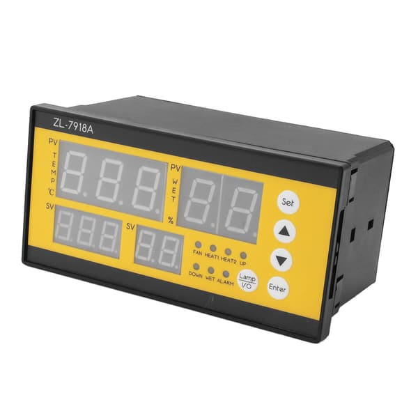 Inkubator Temperatur Fugtighedssensor LED Lys Speciel Engelsk Controller til Inkubator 100‑240V