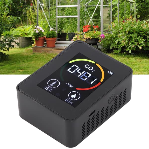 CO2-detektor halvleder luftkvalitetsmonitor temperatur fugtighedssensor H8 Plus ZNAZGG01