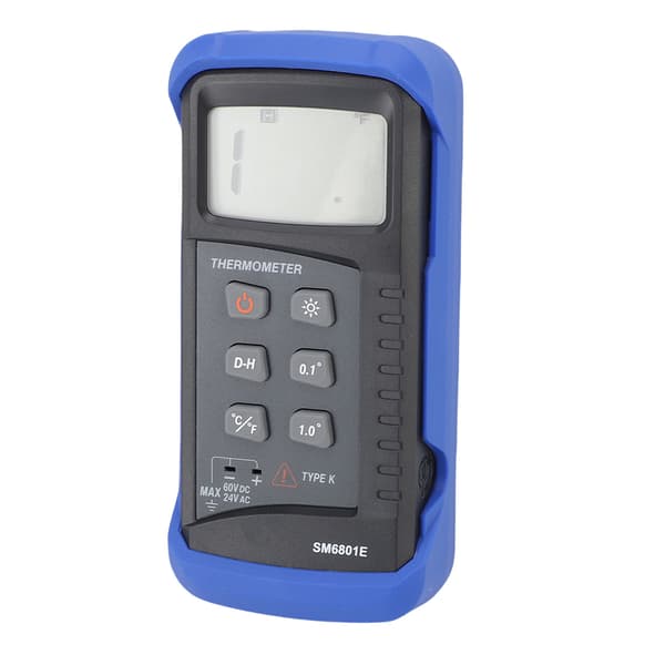 LCD Digital Termoelement Termometer Tester til Flydende Gas Faststof, 4-Probe Kompatibel