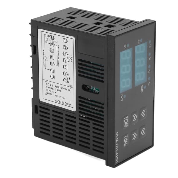 BERM Digital temperaturregulator Kit K-typ termostat 100-240V för värmepress