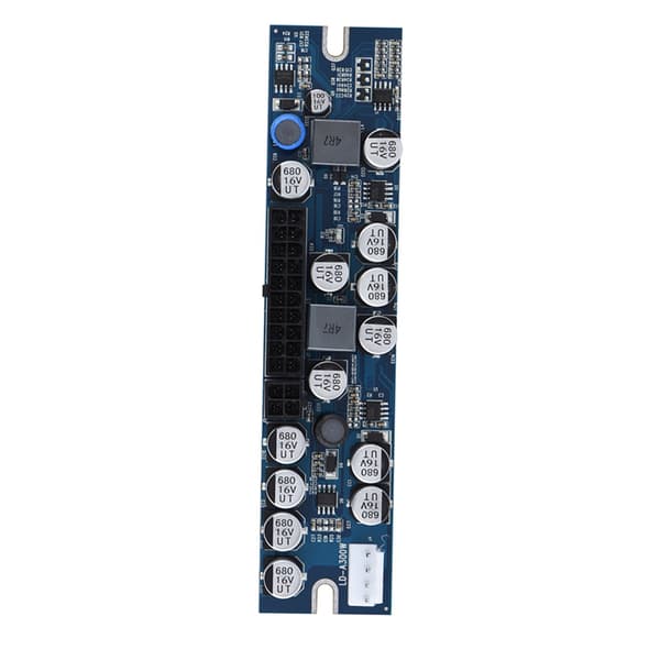 PC PSU DC 12V Input 300W Computer Strømforsyningsmodul med 24Pin Tilslutning/ AUX/ SATA Kabel