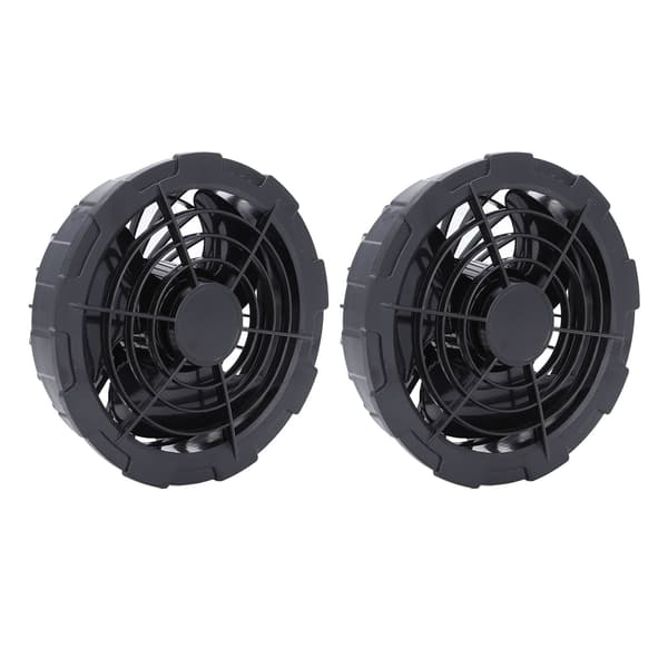 2-pak USB-køleventilator 5V 0,6A børsteløs motor til AC-vest arbejdstøj