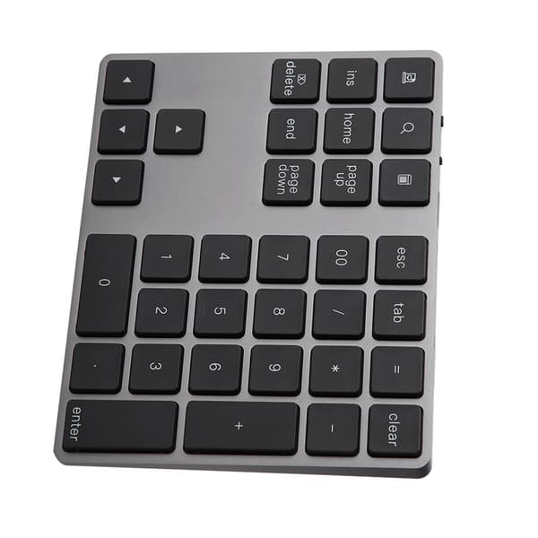 Musta 34 näppäimen mini-numeronäppäimistö langaton Bluetooth-numeronäppäimistö Apple PC:lle